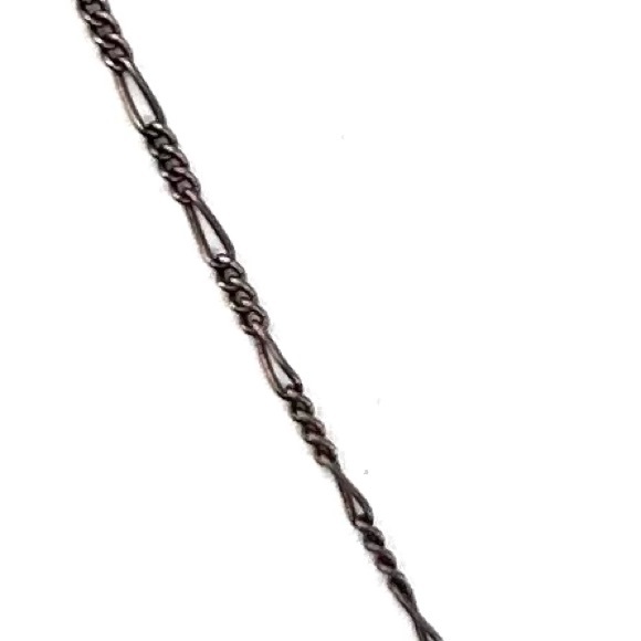 Sterling Silver Budded Cross With Marcasites and 16” Chain Necklace - Picture 12 of 12